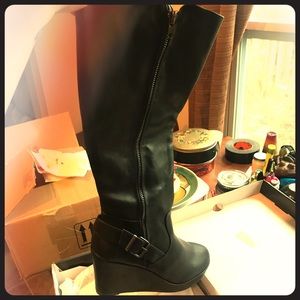 Torrid Calf Boots Wedge Heel